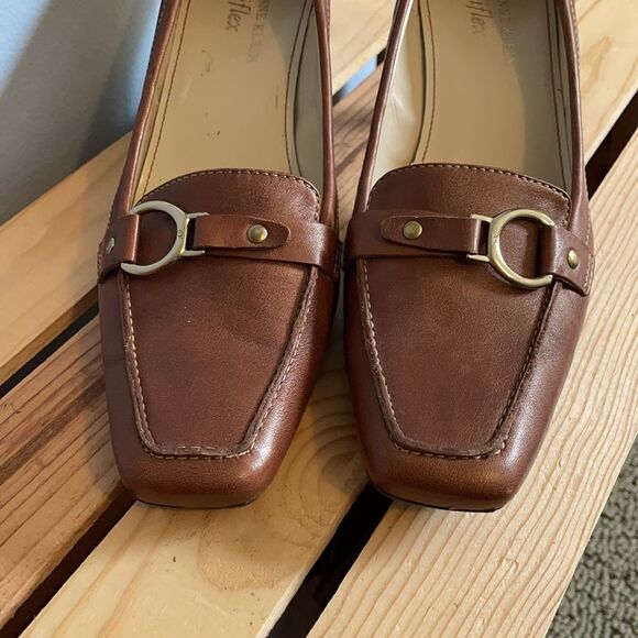 Anne Klein iflex Feller Square Toe Heel Sz 7.5 - Picture 3 of 6